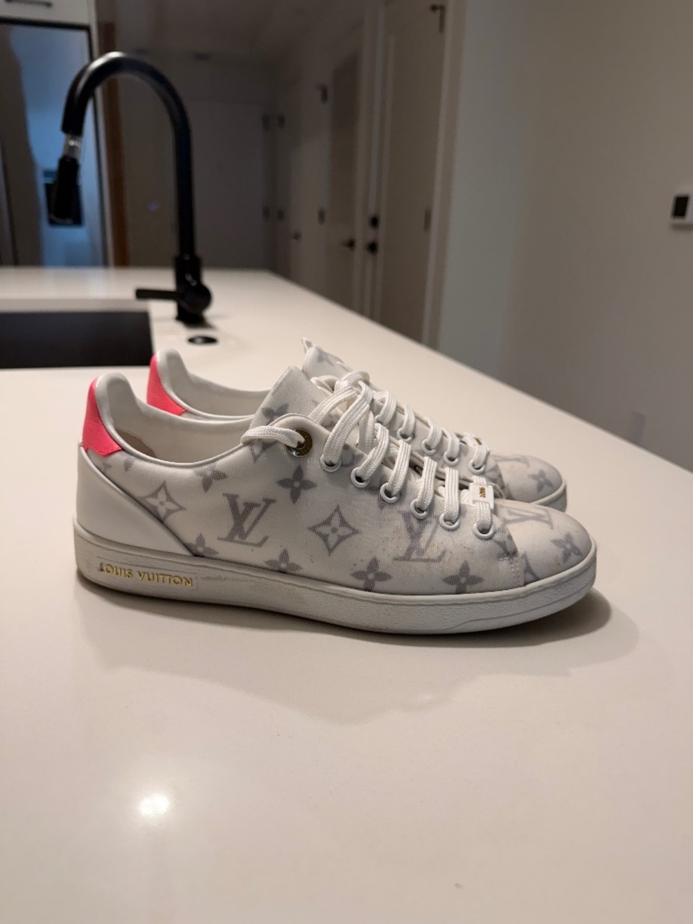 Louis Vuitton Time Out Monogram Sneakers Size 38